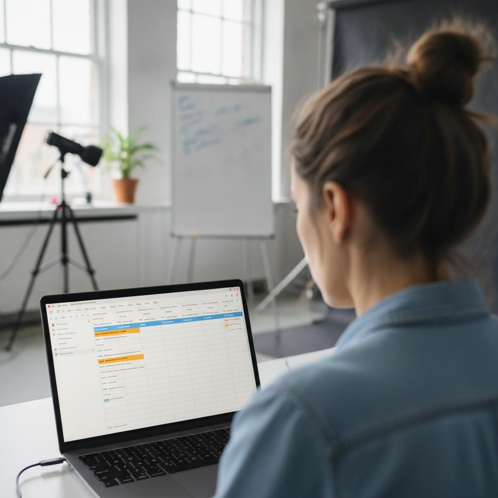 Streamline Production with a Photo Studio Equipment Checkout Calendar